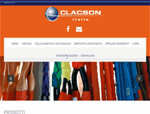 Tablet Screenshot of clacson.com